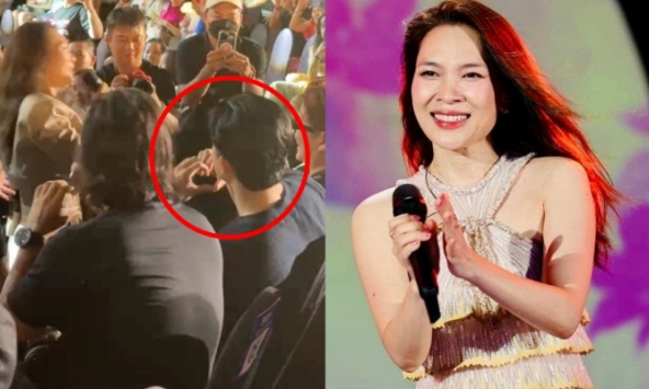 Mai Tài Phến công khai thể hiện tình cảm khi làm hành động này với 'chị đẹp' Mỹ Tâm