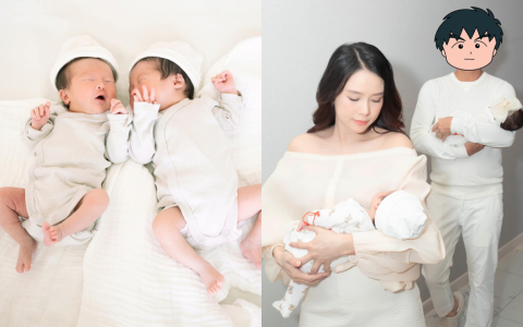 Sam gia nhập hội 'mẹ bỉm nghiện con', hé lộ thêm khoảnh khắc 'đốn tim' của 2 nhóc tỳ sinh đôi