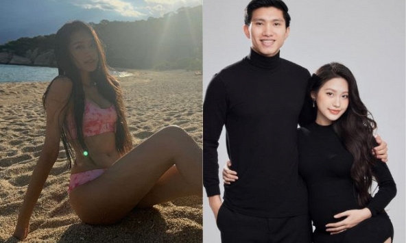 Doãn Hải My khoe ảnh diện bikini nóng bỏng, Đoàn Văn Hậu lập tức có phản ứng