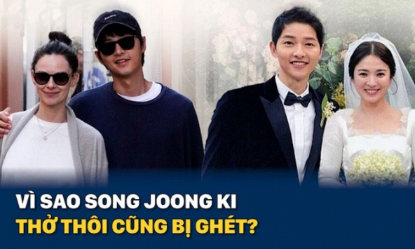Vì sao Song Joong Ki thở thôi cũng bị ghét?