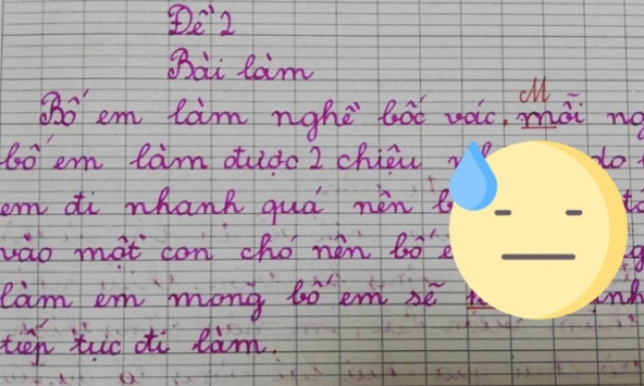 Bài văn miêu tả nghề của bố gây bão mạng, nguyên nhân khiến cả gia đình lâm vào cảnh 'bi đát' hóa ra là tại một... chú chó
