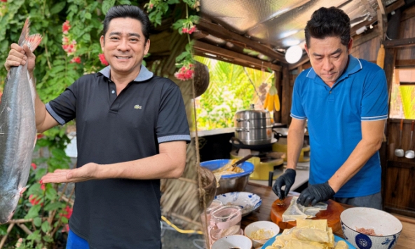 Không chỉ giỏi nấu ăn, Huỳnh Anh Tuấn còn có những màn đối đáp vừa hài vừa đáng yêu thế này bảo sao ra clip nào cũng triệu view