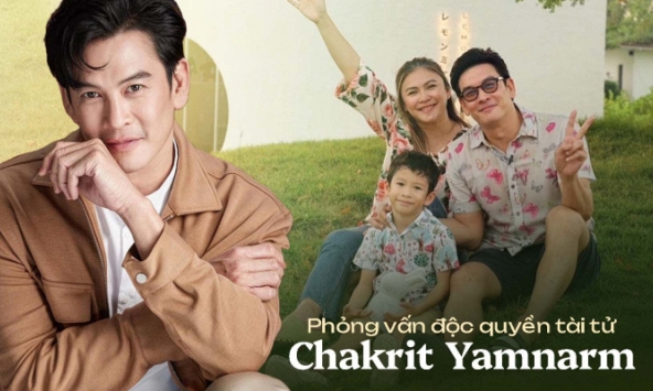 Phỏng vấn độc quyền tài tử đào hoa nhất màn ảnh Thái: Dạy con trai tự kiếm tiền từ khi mới lên 6, yêu Việt Nam vì đồ ăn ngon