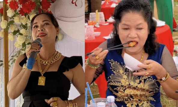Áp lực nào bằng đi đám cưới miền Tây: Nhìn quanh toàn 'phú bà' vàng trĩu cổ, nhẫn đeo đủ 5 ngón... cầm đũa thôi cũng khó khăn!