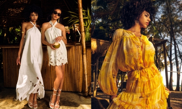 Váy áo maxi bùng nổ chuyến đi biển mùa hè