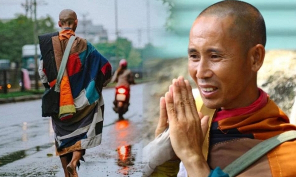 Sức khoẻ của sư Thích Minh Tuệ thế nào sau 6 năm đi dọc Việt Nam tự tu? 