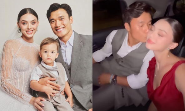 Thủ môn quốc dân hẹn hò lãng mạn bên vợ mẫu Tây, vẫn nói không với rượu vang vì một điều