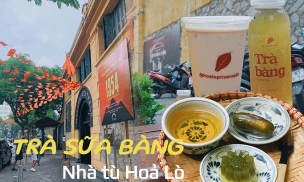 Không cần mua vé đi nhà tù Hoả Lò vẫn mua được trà sữa bàng: Liệu hương vị có gì ấn tượng?