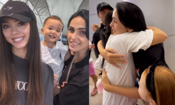 Mẹ vợ Tây cực phẩm của Bùi Tiến Dũng rời Việt Nam về Ukraine, rơi nước mắt khi ôm tạm biệt bà thông gia