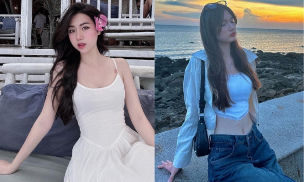 Hai 'em gái' mỹ nữ hot nhất làng bóng đá: Em gái 'chủ tịch' Văn Toàn khoe body cực phẩm, vòng eo của em gái Văn Lâm gây sốt