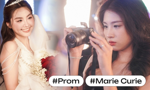 Ngắm mãi không chán nhan sắc dàn trai xinh gái đẹp Marie Curie trong Prom cuối cấp