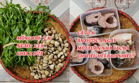 1 tuần đi chợ cho gia đình 4 người hết 264k ở Thái Bình: Giá ở nông thôn rẻ hay người nội trợ biết chi tiêu?