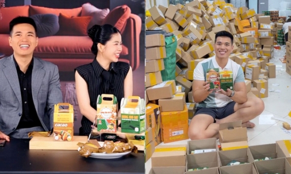 Lê Anh Nuôi bán 1000 sản phẩm chỉ trong vài phút livestream cùng Hằng Du Mục nhưng lần này lại không phải thịt chưng mắm tép