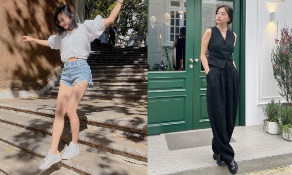 Thường xuyên đi giày bệt, Ngô Thanh Vân có 4 cách phối đồ tôn dáng tối ưu