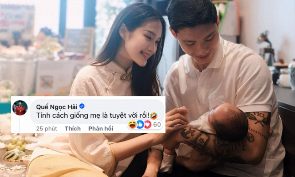 Hội tuyển thủ nô nức chúc mừng Văn Hậu lên chức 'bố', tiết lộ hình ảnh Doãn Hải My trong mắt bạn bè của chồng tốt cỡ nào