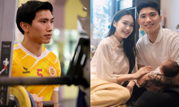 Đoàn Văn Hậu hạnh phúc đón con đầu lòng bên Doãn Hải My nhưng sự nghiệp lại lận đận, rộ tin sắp chia tay CLB CAHN