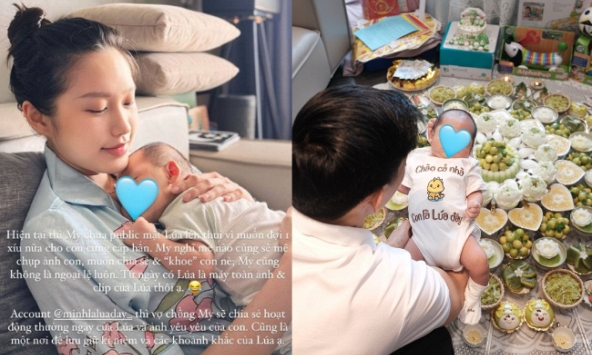 Quý tử nhà Đoàn Văn Hậu - Doãn Hải My: Vừa sinh ra đã phải chiếu đèn 24/24 vì vàng da, 1 tháng tuổi có 13k người theo dõi