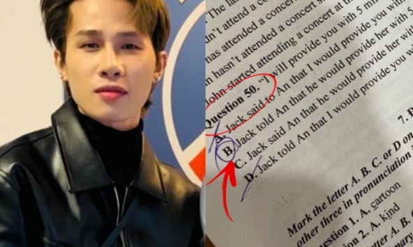 Bê bối chấn động một thời của Jack xuất hiện trong đề thi?