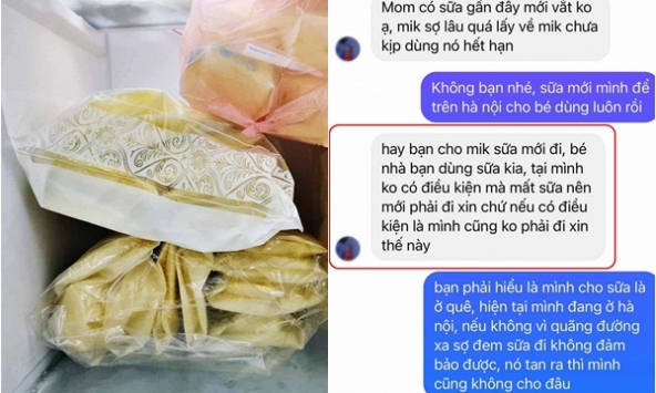 Mẹ trẻ đi xin sữa như order cao lương mỹ vị: Đòi sữa mới chê sữa cũ, lấy sữa mẹ tắm cho con và cái kết không ai bênh nổi
