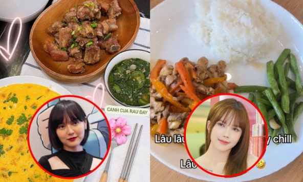 Cơm nhà Hải Tú và Thiều Bảo Trâm nấu bỗng rần rần khắp MXH: Liệu mâm cơm nào sẽ được nhiều người yêu thích hơn?
