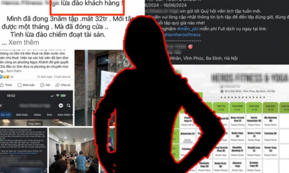 Một phòng gym 4 sao tại Hà Nội bị tố lừa đảo, hội viên mất không 32 triệu còn bị chủ trả treo: 'Có vài triệu mà làm loạn lên'