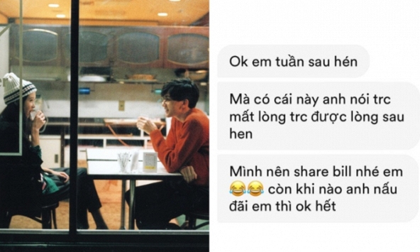 Thanh niên gần 30 tuổi thương lượng 'share bill' trước buổi hẹn đầu, cô gái lật kèo cực gắt nhưng vì sao không được ủng hộ 100%?