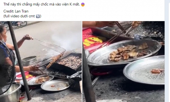 Quán bún chả bị tố rửa thịt nướng bằng nước than bán cho khách ở Hà Nội: Chủ quán nói gì?