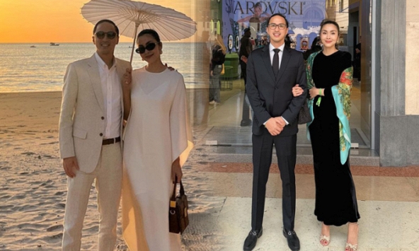 Đôi vợ chồng quyền lực của showbiz Việt mỗi lần sánh đôi lại khiến dân tình choáng ngợp: Ăn mặc đơn giản mà sang xịn ngút trời