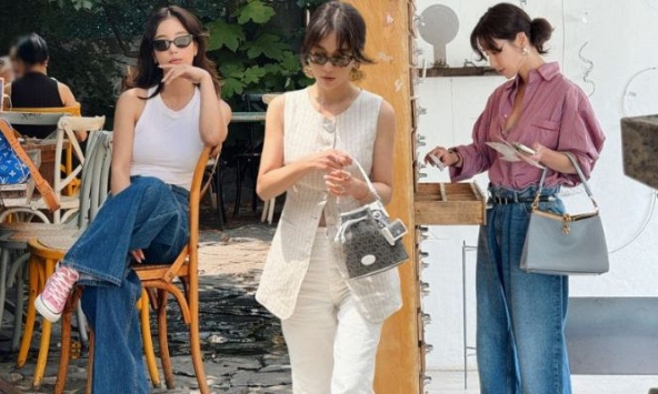 Thời trang mùa hè đẹp đỉnh cao của fashionista Hàn Quốc 41 tuổi, chị em nên tham khảo để sành điệu hơn