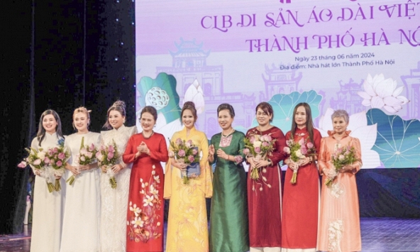 CLB Di sản Áo dài Thành phố Hà Nội: Nối dài hành trình phát huy di sản văn hóa Việt