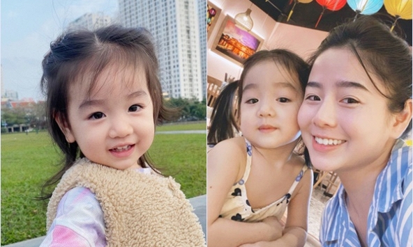Hội chị em 'u mê' vì con gái hot mom 9X Nam Thương, đã xinh như búp bê lại còn hay tấu hề