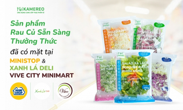 Set rau củ tiện lợi 'Sẵn Sàng Thưởng Thức Ngay' từ Kamereo