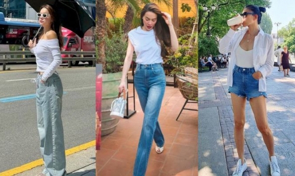 Tham khảo 10 cách mặc trang phục denim trẻ và sang từ các mỹ nhân Việt trên 40 tuổi
