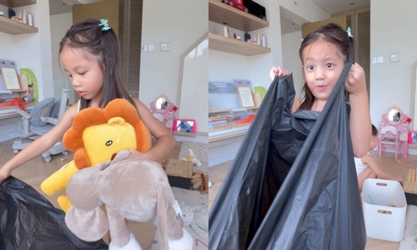 Con gái Hồ Ngọc Hà tặng đồ chơi cho các bạn khó khăn, cô bé nói gì với mẹ mà netizen xuýt xoa khen 'đẹp người đẹp nết'?
