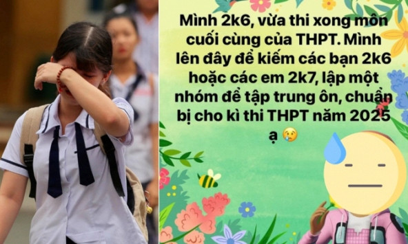 Đáng buồn: Kỳ thi tốt nghiệp THPT 2024 vừa kết thúc, nhiều sĩ tử 2k6 đã vội làm việc này