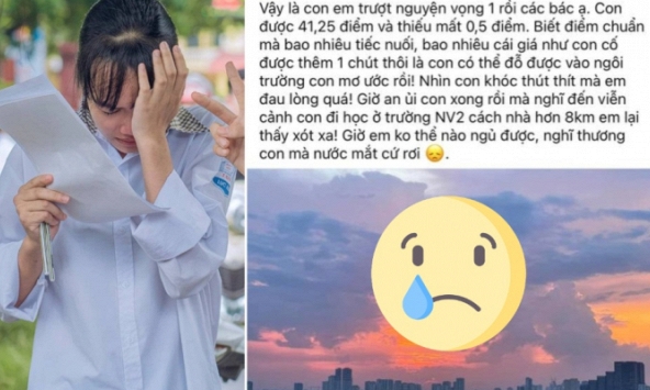 Điều khiến nhiều phụ huynh và học sinh Hà Nội HỤT HẪNG nhất lúc này, chỉ vì 0,25 điểm mà tương lai không biết đi đâu về đâu