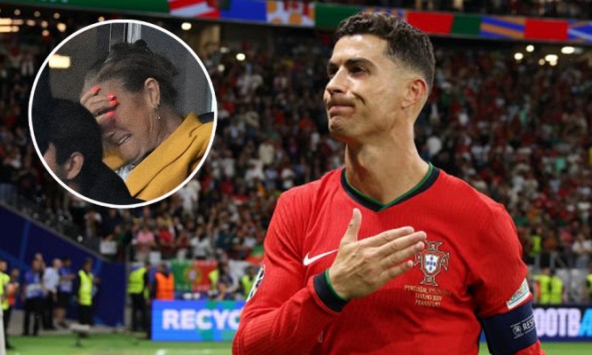 Mẹ Ronaldo bật khóc nức nở vì con trai trong lần đầu đến sân xem Euro 2024