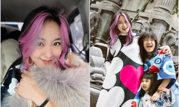 Con gái 14 tuổi đã cao lớn như hoa hậu, cựu hot girl Mi Vân cũng chẳng kém cạnh với nhan sắc không tuổi gây trầm trồ