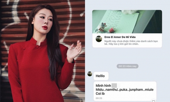Nam Thư bất ngờ bị tag tên vào bài đăng liên quan đến tài khoản Zalo 'Eres El Amo De Mi Vida'