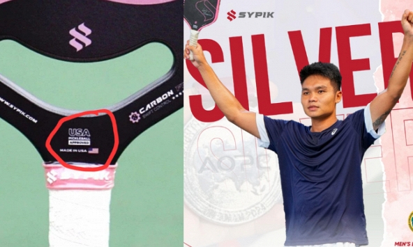 Thương hiệu vợt pickleball Việt bị tố lừa dối khách hàng vì dòng chữ 'made in USA', đại sứ thương hiệu lên tiếng nhưng càng nói càng sai
