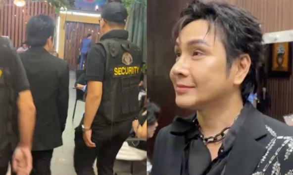 NSƯT Vũ Luân được dàn vệ sĩ hộ tống, Phương Lê có bình luận gây chú ý