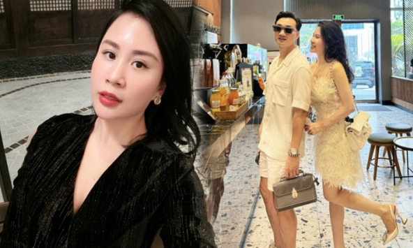 Bà xã kém 8 tuổi của 'anh tài' Thành Trung: Đã sinh 2 con mà body vẫn 'cháy', từ bỏ nghề tiếp viên hàng không vì chồng