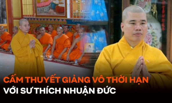 Cấm thuyết giảng vô thời hạn với sư Thích Nhuận Đức vì lời lẽ khiếm nhã về bà con Khmer
