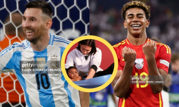 Nhân duyên kì diệu: Xưa Messi tắm cho Lamine Yamal, nay cả 2 ghi bàn trong cùng 1 ngày, đưa đội nhà vào chung kết 2 giải đấu hàng đầu