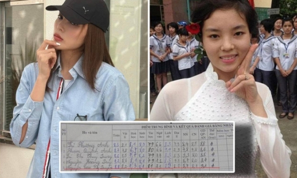 Hoa hậu Kỳ Duyên bị 'đào' lại bảng điểm tại trường chuyên số 1 Nam Định