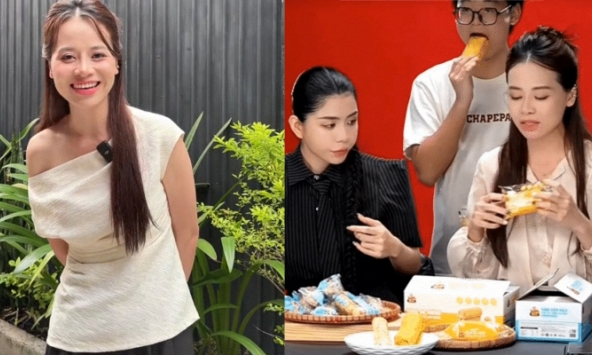'Chị bán bánh' gây sốt sau khi xuất hiện trên sóng livestream cùng Hằng Du Mục, được khen xinh và duyên không thua gì nữ TikToker