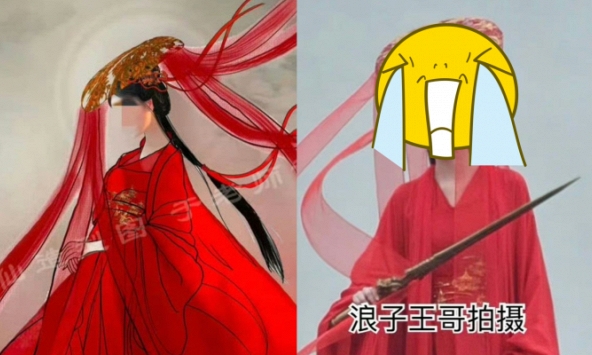 Mỹ nhân Hoa ngữ bị chê như 'đội mẹt bún đậu lên đầu', thua xa bản vẽ gây thất vọng