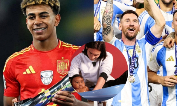 Mối nhân duyên diệu kỳ: Từ cậu nhóc 5 tháng tuổi được Messi tắm, Lamine Yamal chuẩn bị đối đầu huyền thoại ở Siêu Cup