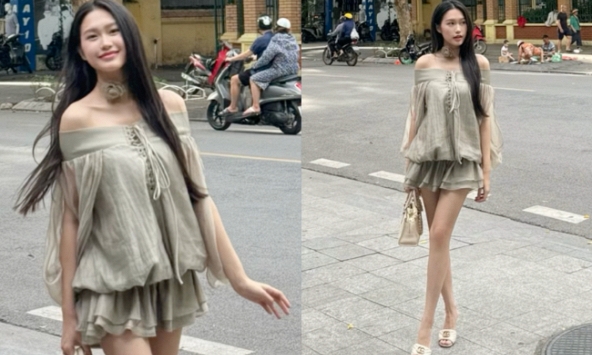 Doãn Hải My cực xinh trên phố, nhan sắc 'như chưa hề có cuộc sinh nở nào', cùng con trai đón Đoàn Văn Hậu về nhà sau buổi tập