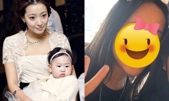Hình ảnh hiếm hoi của ái nữ 'quốc bảo nhan sắc' Kim Hee Sun 